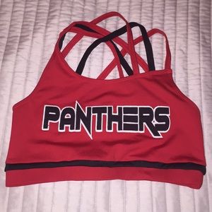 Panthers Rebel Sports Bra